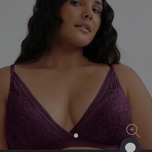 Knix Deep-V Lace Bra